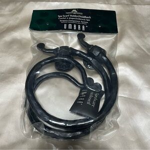 Umbra Black Scarf Holder Set